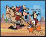 Gambia 1995 : Disney / Horses / Dingo - Good Very Fine MNH Sheet