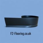 Black PVC Sit on Skirting - 75MM high, Vinyl flooring