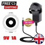 9V Power Supply UK 9v Adaptor 9v Charger 9 Volt Power Supply UK 9V 1A AC/DC PLUG