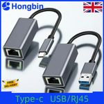 USB-C/TYPE-C to RJ45 Gigabit Ethernet LAN Network Adapter Cable 10/100/1000MBPS