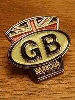 Barbour International GB Union Jack Limited Edition Pin Badge