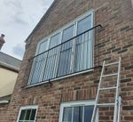 Building Regulations, Metal  Juliet Balcony. ( No. 62 )   1500 mm - 3500 mm wide