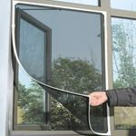 Window Fly Screen & Insect Net | Bug Net Mosquito Net Mesh for Windows White