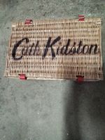 Cath Kidston Wicker Picnic Hamper with Red Straps Z#4456