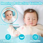 Baby Ear Defenders 0-36 Months by Veloga - baby ear muffs  for Sleep, Travel