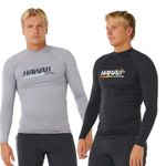 Rip Curl Mens Hawaii Gritty UPF Long Sleeve Rash Vest