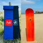 Traditional Wood Bellyboard Piran Package Deal Board + Bag
