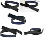 Leather Kilt Belt Adjustable size for Kilts Highland Black Embossed or Plain