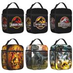 Jurassic Park Dinosaur Insulated Lunch Bag School Travel Picnic Snack Lunchbox