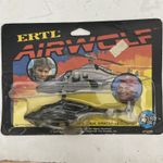 1984 Ertl Airwolf Diecast metal Helicopter sealed on card great condition 