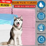 Large Dog Pads Puppy Cat Toilet Training Absorbent Pee Wee Poo Mats Pet UK