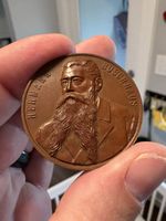 Hermann Buschhaus Germany Medal of Honor bronze picture of castle on reverse 