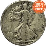 HALF DOLLAR-50 CENTS - USA -CHOICE OF DATE FROM 1916 - 1970 SILVER 0.900 / 0.400