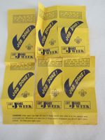 Vintage Boy Scouts 1970s Bob a Job Week Window Stickers 70s x 6