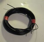 25 MTRS Of  BLACK PVC Coated Polly Weave  Antenna  Wire Ham Amateur Radio Use