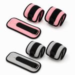 Wrist Ankle Weights 1KG x 2 Pack Adjustable Exercise Weights Fitness Training