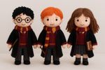 Harry Potter Ron Weasley Hermione Knitted Knitting Patterns Bundles