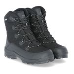 Trespass Zotos Waterproof Mens Snow Boots Breathable in Black