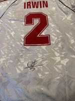 Denis Irwin Signed 1991 Shirt