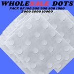 1000 Adhesive Dots Tape DIY Balloon Double Sided Glue Sticky Sticker Decorations