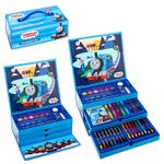 Thomas the Tank Engine 52pcs Kids Colouring Set Watercolour Felt Tip Pens Crayon