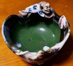 Antique Japanese Sumida Gawa Art Pottery Bowl Signed - Possibly Inoue Ryosai