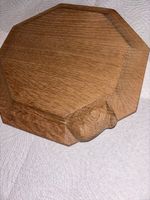 Robert Thompson Mouseman Oak Chopping Board/Pot Stand/Cheese Board