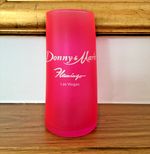 Donny & Marie, The Flamingo, Las Vegas, Illuminous Pink Frosted Hi-ball Glass