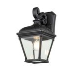 Elstead Lighting Bayview Outdoor Wall Light Black IP44 BAYVIEW-2M-BK