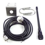 VHF Marine Antenna 156-163Mhz Rubber  Mast Aerial with 5M RG-58 Cable for4232