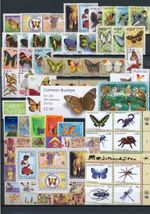 LOT "BUTTERFLIES" Stamps/Blocks MNH #JU388