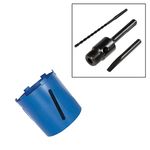 117MM DIAMOND CORE DRILL + 100MM SDS ARBOR + PILOT DRILL - 150MM DEPTH