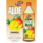 Just Drink Aloe Vera Drink, Mango Flavour with Aloe Pulp, 500ml, Pack of 12