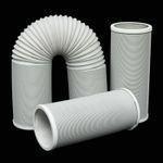 NEW 1.5M/2M/3M Flexible Air Conditioner Exhaust Pipe Vent Hose Duct Outlet UK