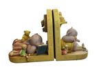 Vintage Humphrey's Corner Elephant Bookends by Michel & Company (2001) - Read