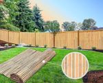 Bamboo Slatted Fence 1.8m x 4m Reed Garden Screening Privacy Roll Natural