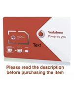 3 X Vodafone Preloaded 4G/5G SIM Prepaid, Long activation date. (10 August 2027)