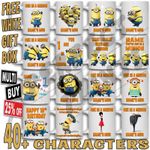 Personalised Mug NAME Despicable Me Minion Christmas Gift Leavers Birthday Eid