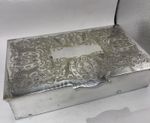 Vintage Viners of Sheffield Silver Plated Cigarette Box Cedar Lined Trinket Case