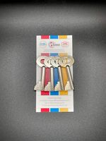 Fire Brigade Products FB14 Fire Brigade Genuine Yellow Padlock Key Pack of 4