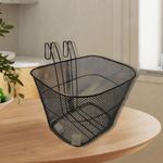 Detachable Bike Bicycle Metal Basket Lift-Off Front Bike Basket 24 x 33 x 25.5cm