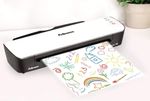 Fellowes Sola A4 Laminator 80-125 Micron 4 Min Warm Up White Black