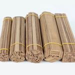 50PCS Bamboo Wood DIY Building Model Material Wooden Pieces Handmade Craft