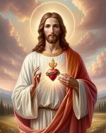 THE SACRED HEART OF JESUS CHRIST UNFRAMED A4 PRINT ROMAN CATHOLIC PICTURE 313-1