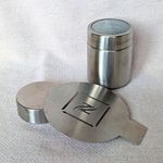 Nespresso Barista Cappuccino Kit Stencil & Cocoa Shaker set Stainless Steel 