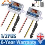 XH-W3001 DC12V Thermostat Switch Digital LED Temperature Controller with Probe