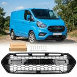 Gloss Grill For Ford Transit Custom Grill 2018-2023 Raptor Style Upgrade Grille