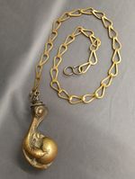 BALL & CLAW BRASS HIGH LEVEL CISTERN PULL / TOILET PULL, HEAVY WEIGHT 