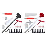 Quick Change Tire Valve Tool Kit 23-pcs Replacement Tire Valve Stem Core Tool