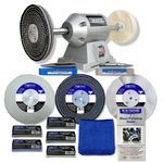 Draper 6" 250W Bench Grinder Metal Polishing Machine With 6" Metal Polishing Kit